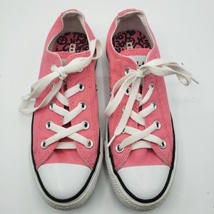 Converse all stars pink low tops